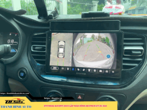 Hyundai Accent 2022 lắp màn hình Zestech ZT 2K 360 Thanh Bình Auto