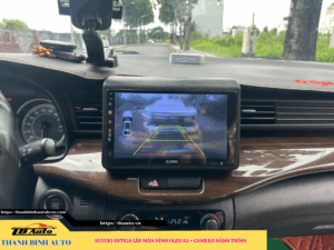Suzuki Ertiga lên màn hình Oled A5 + Camera hành trình 6 Suzuki Ertiga lên màn hình Oled A5 + Camera hành trình Thanh Bình Auto