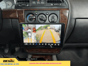 Daewoo 2001 gắn màn hình Zestech Z18 360 Thanh Bình Auto