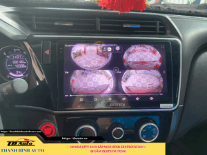 Honda City 2019 lắp màn hình Zestech E360 + Bi gầm Zestech GX301 Thanh Bình Auto
