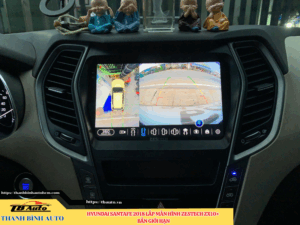Hyundai Santafe 2018 lắp màn hình Zestech ZX10+ Bản giới hạn 6 Hyundai Santafe 2018 lắp màn hình Zestech ZX10+ Bản giới hạn Thanh Bình Auto