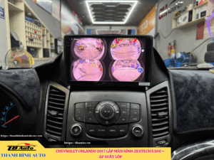 Chevrolet Orlando 2017 lên màn hình Zestech E360 + Cảm biến áp suất lốp Thanh Bình Auto