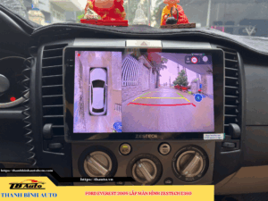 Ford Everest 2009 gắn màn hình Zestech E360 Thanh Bình Auto