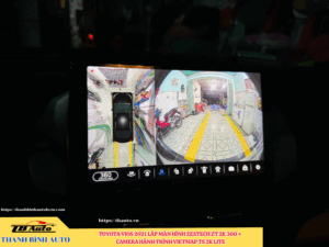 Toyota Vios 2021 lên màn hình Zestech ZT 2K 360 + Camera hành trình VietMap TS 2K Lite Thanh Bình Auto