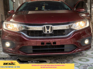 Honda City 2019 lắp màn hình Zestech E360 + Bi gầm Zestech GX301 Thanh Bình Auto