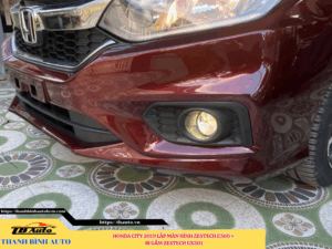 Honda City 2019 lắp màn hình Zestech E360 + Bi gầm Zestech GX301 Thanh Bình Auto