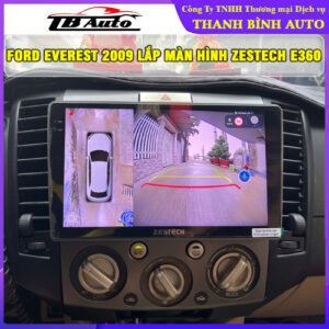 Ford Everest 2009 gắn màn hình Zestech E360