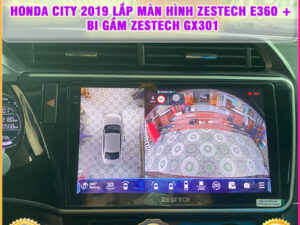 Xe tải van Tera V8 lắp màn hình Zestech E360 Thanh Bình Auto