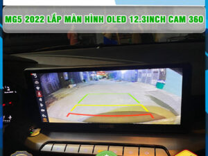 MG5 2022 lắp màn hình Oled 12.3 inch Cam 360 Thanh Bình Auto