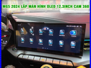 MG5 2024 gắn màn hình Oled 12.3 inch Cam 360 Thanh Bình Auto