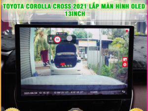 Toyota Corolla Cross 2021 lên màn hình Oled 13 inch Thanh Bình Auto