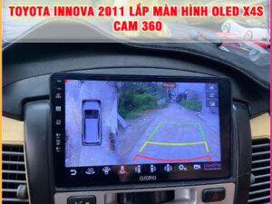 Toyota Innova 2011 gắn màn hình Oled X4S Cam 360 Thanh Bình Auto