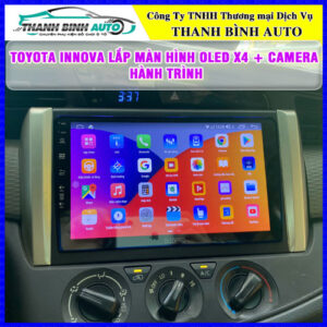 Toyota Innova gắn màn hình Oled X4 + Camera hành trình