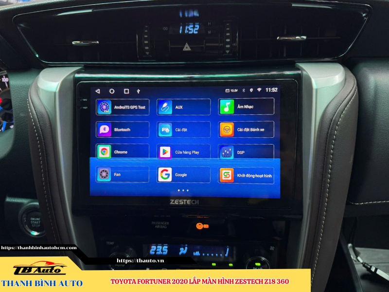 Toyota Fortuner 2020 lắp màn hình Zestech Z18 360 11 Toyota Fortuner 2020 lắp màn hình Zestech Z18 360 Thanh Bình Auto
