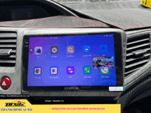 Honda Civic 2014 lắp màn hình Zestech E360 Thanh Bình Auto