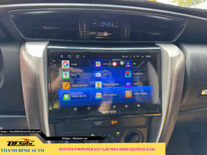 Toyota Fortuner 2017 gắn màn hình Zestech Z100 Thanh Bình Auto