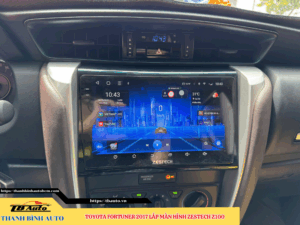 Toyota Fortuner 2017 gắn màn hình Zestech Z100 Thanh Bình Auto