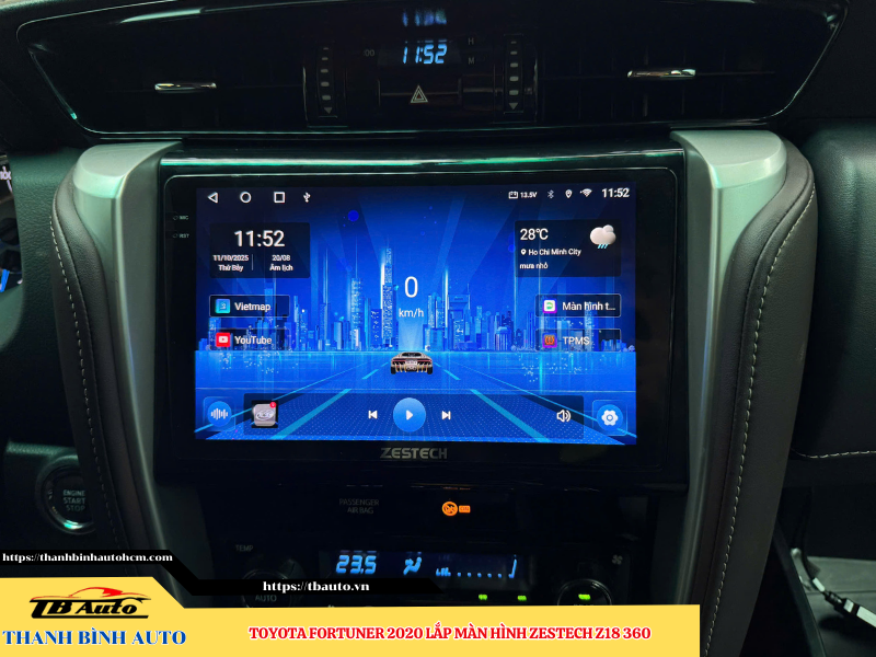 Toyota Fortuner 2020 lắp màn hình Zestech Z18 360 10 Toyota Fortuner 2020 lắp màn hình Zestech Z18 360 Thanh Bình Auto