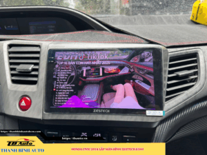 Honda Civic 2014 lắp màn hình Zestech E360 Thanh Bình Auto