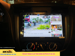 Nissan Terra S lắp màn hình Zestech ZT 2K 360 Thanh Bình Auto