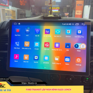 Ford Transit gắn màn hình Oled 13inch Thanh Bình Auto