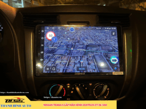 Nissan Terra S lắp màn hình Zestech ZT 2K 360 Thanh Bình Auto