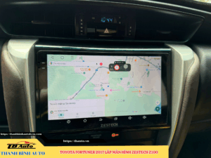 Toyota Fortuner 2017 gắn màn hình Zestech Z100 Thanh Bình Auto