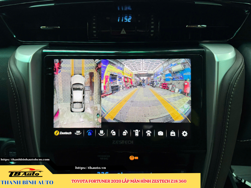 Toyota Fortuner 2020 lắp màn hình Zestech Z18 360 Thanh Bình Auto Toyota Fortuner 2020 lắp màn hình Zestech Z18 360 Thanh Bình Auto