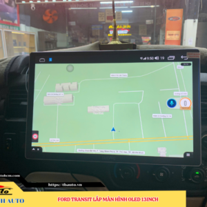Ford Transit gắn màn hình Oled 13inch Thanh Bình Auto