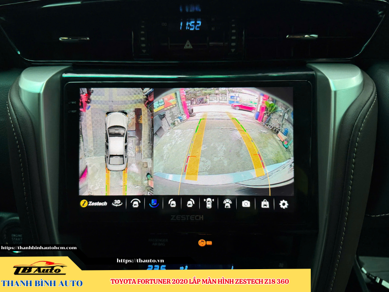 Toyota Fortuner 2020 lắp màn hình Zestech Z18 360 12 Toyota Fortuner 2020 lắp màn hình Zestech Z18 360 Thanh Bình Auto