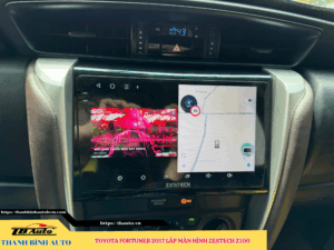 Toyota Fortuner 2017 gắn màn hình Zestech Z100 Thanh Bình Auto