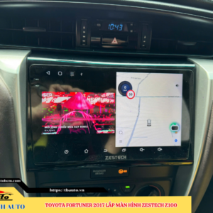 Toyota Fortuner 2017 gắn màn hình Zestech Z100 Thanh Bình Auto