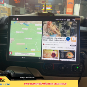 Ford Transit gắn màn hình Oled 13inch Thanh Bình Auto