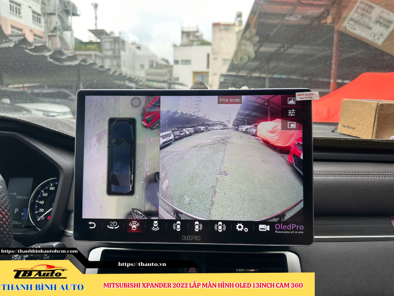 Mitsubishi Xpander 2022 lên màn hình Oled 13 inch Cam 360 Thanh Bình Auto