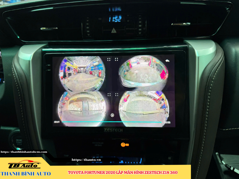 Toyota Fortuner 2020 lắp màn hình Zestech Z18 360 Thanh Bình Auto Toyota Fortuner 2020 lắp màn hình Zestech Z18 360 Thanh Bình Auto