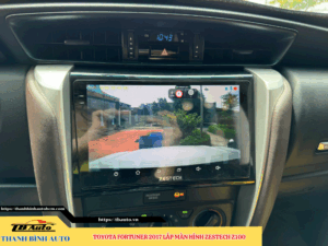 Toyota Fortuner 2017 gắn màn hình Zestech Z100 Thanh Bình Auto