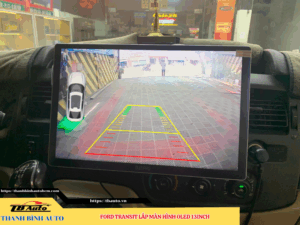 Ford Transit gắn màn hình Oled 13inch Thanh Bình Auto