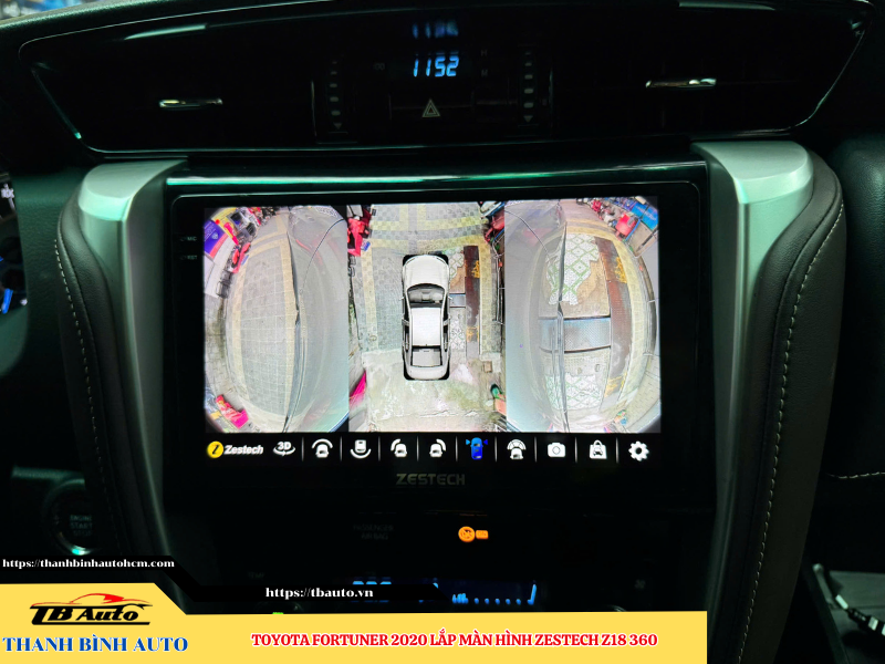 Toyota Fortuner 2020 lắp màn hình Zestech Z18 360 16 Toyota Fortuner 2020 lắp màn hình Zestech Z18 360 Thanh Bình Auto