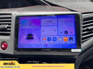 Honda Civic 2014 lắp màn hình Zestech E360 Thanh Bình Auto