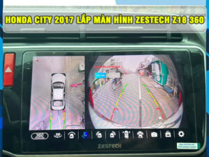 Honda City 2017 lắp màn hình Zestech Z18 360 Thanh Bình Auto