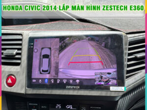 Honda Civic 2014 lắp màn hình Zestech E360 Thanh Bình Auto
