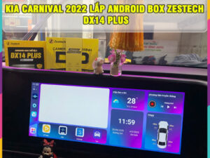 Kia Carnival 2022 lắp Android Box Zestech DX14 Plus Thanh Bình Auto