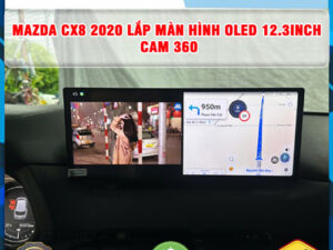 Mazda CX8 2020 lên màn hình Oled 12.3 inch Cam 360 Thanh Bình Auto
